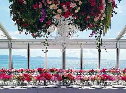 Sophisticated Floral Setup - Marquee Hire For Events