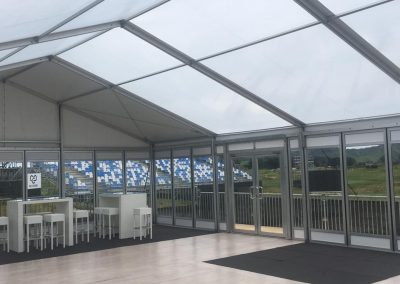 LPGA VIP Hospitality Marquee with mixed floor coverings