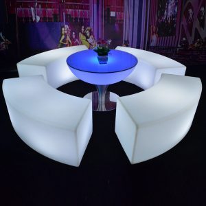 LED Coffee Table Curved